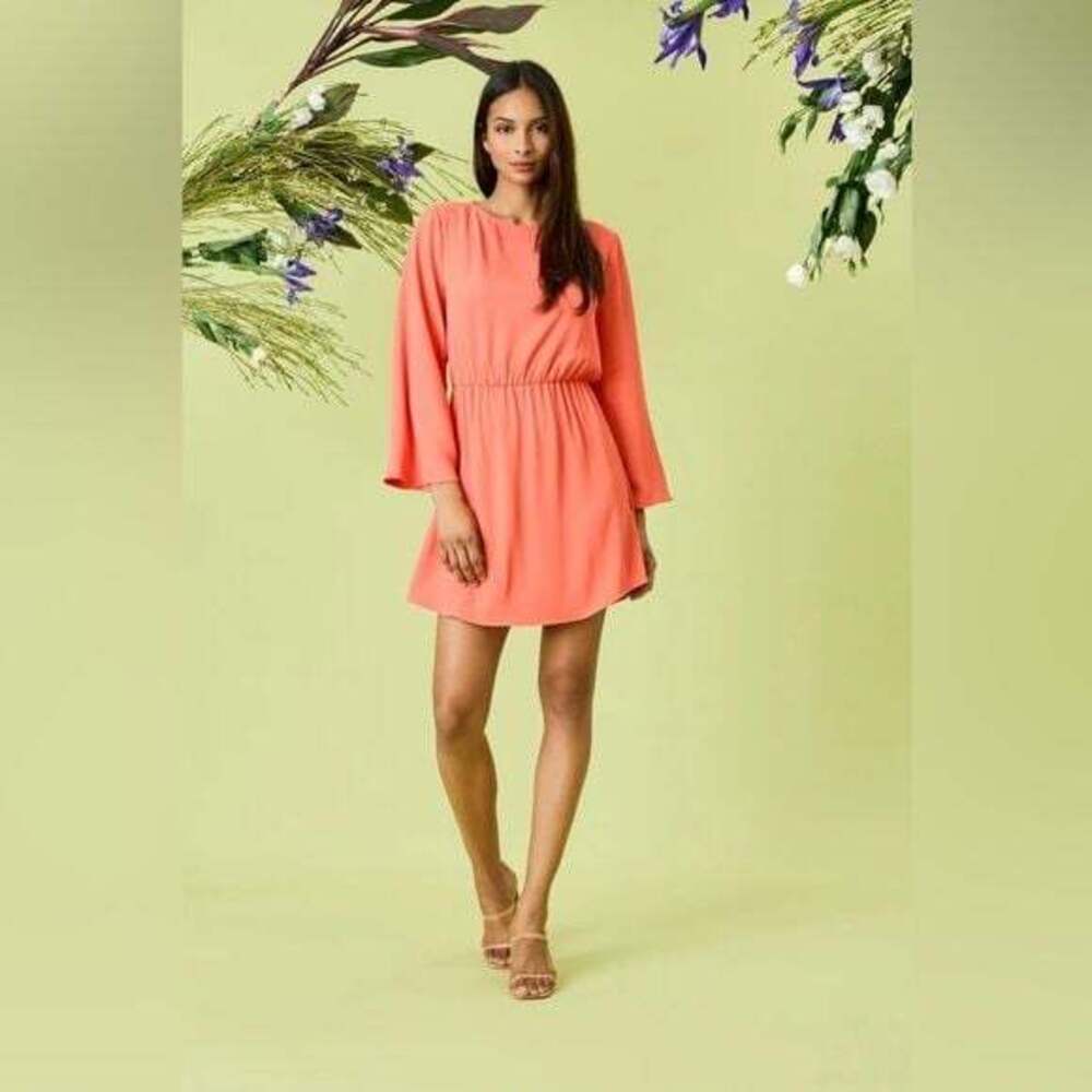 Donna Morgan Vibrant Coral Dress